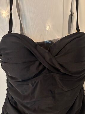 Black 2Bamboo size medium tankini